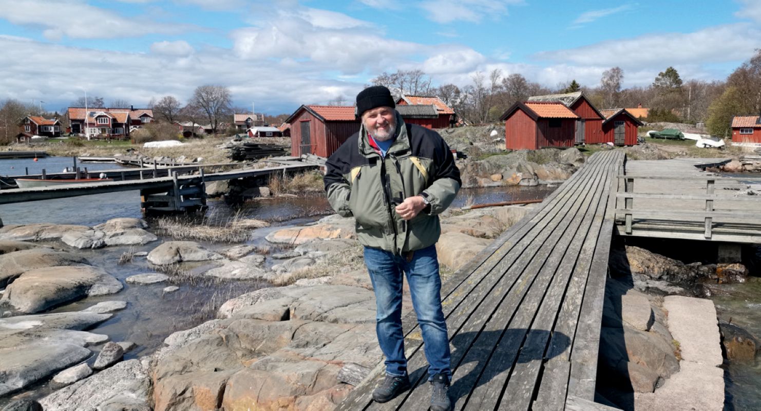 Staffan Sandler - Porträtt av konstnären på Svartlöga